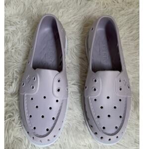 Sperry Rubber Shoes Slip Ons A/O Float Purple Womens Size 9 M